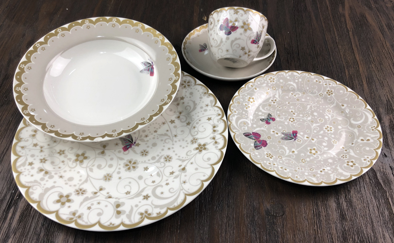 New Bone China Dinner Set