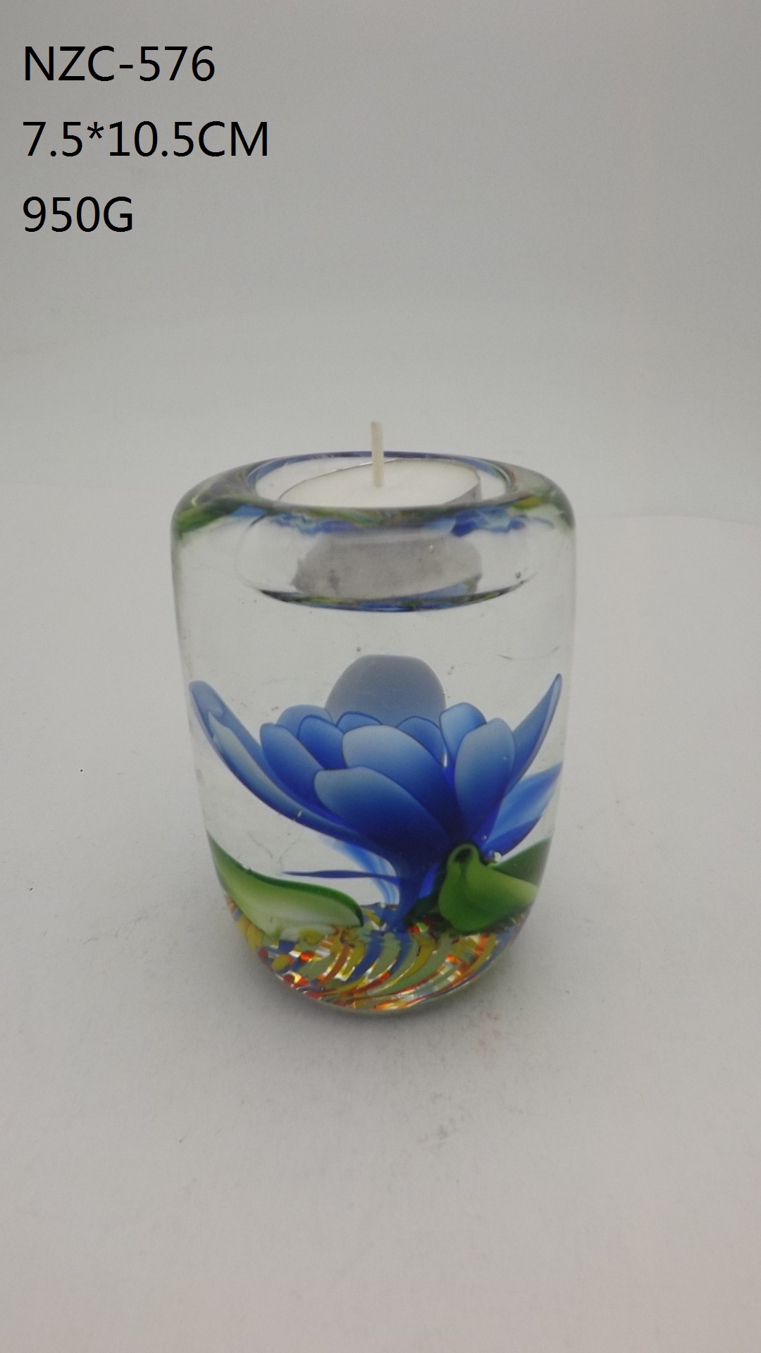 Glass Candleholder