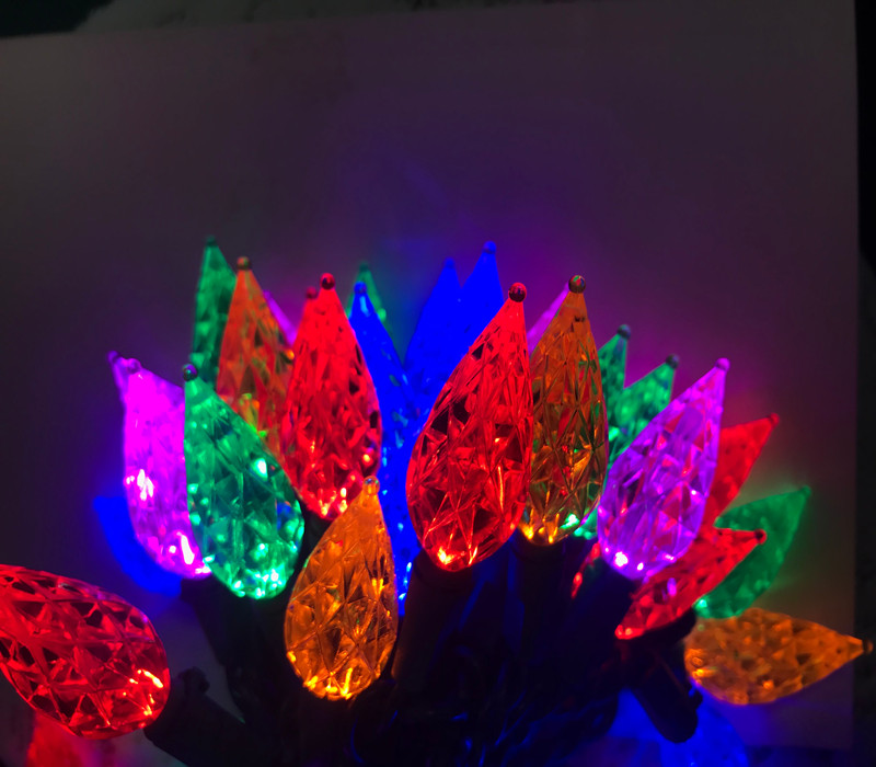 LED tear drop High standard in quality led string lights indoor C6 Christmas Light CSA UL certification