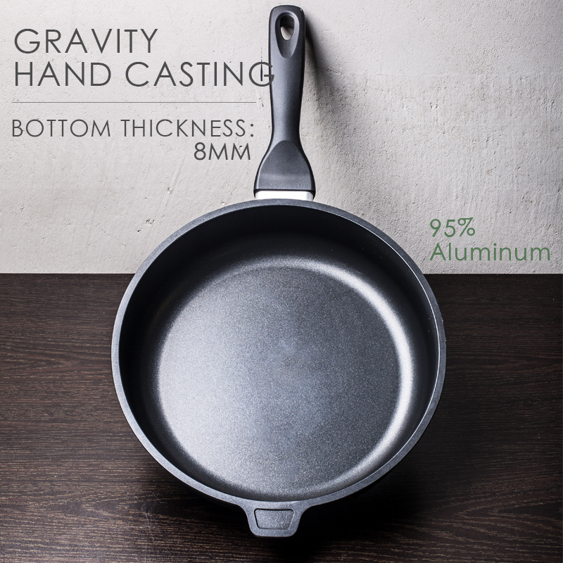 Hand Casting Deep Frypan Nonstick 24cm 28cm