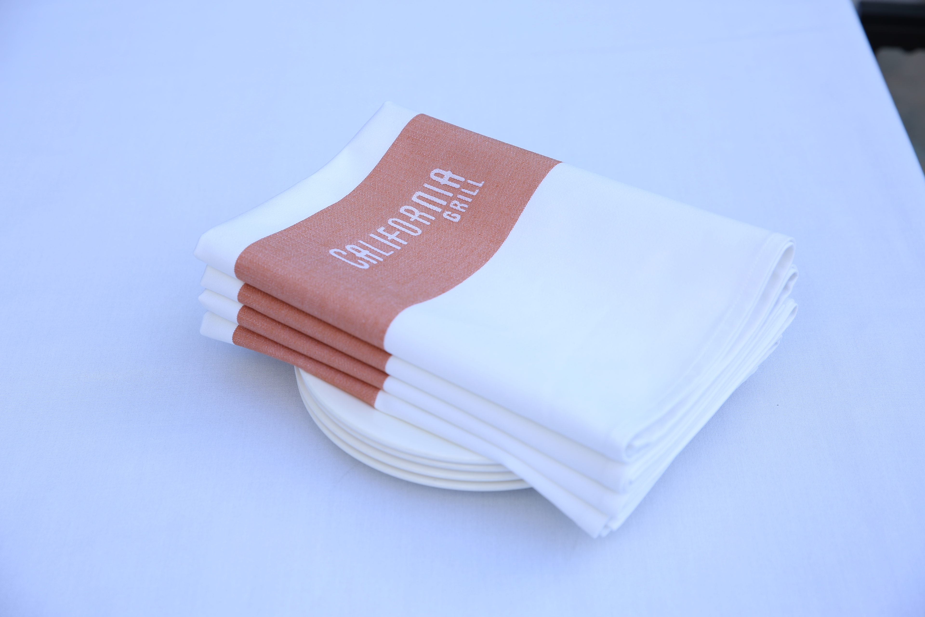 Ring Spun 100% Cotton Yarn-dyed California Table Napkins