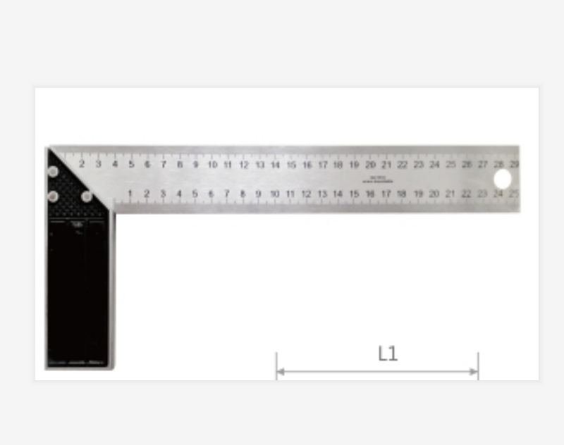 basic black handle try square