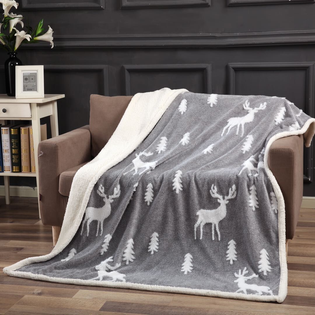 Jacquard throw