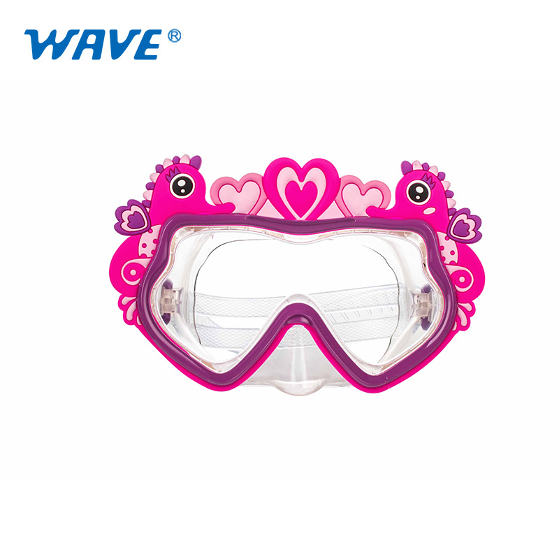 Easy adjustable strap kids colorful and funny character mask