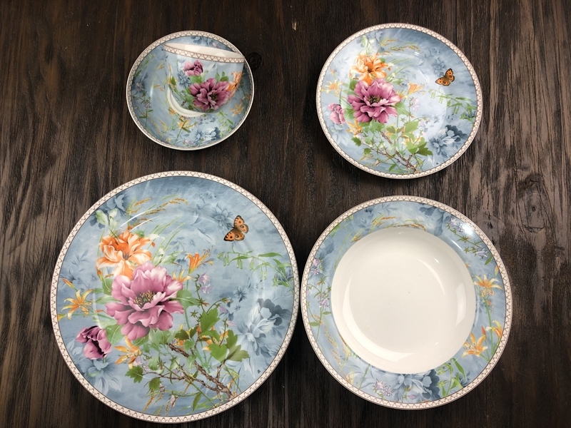 New Bone China Dinner Set