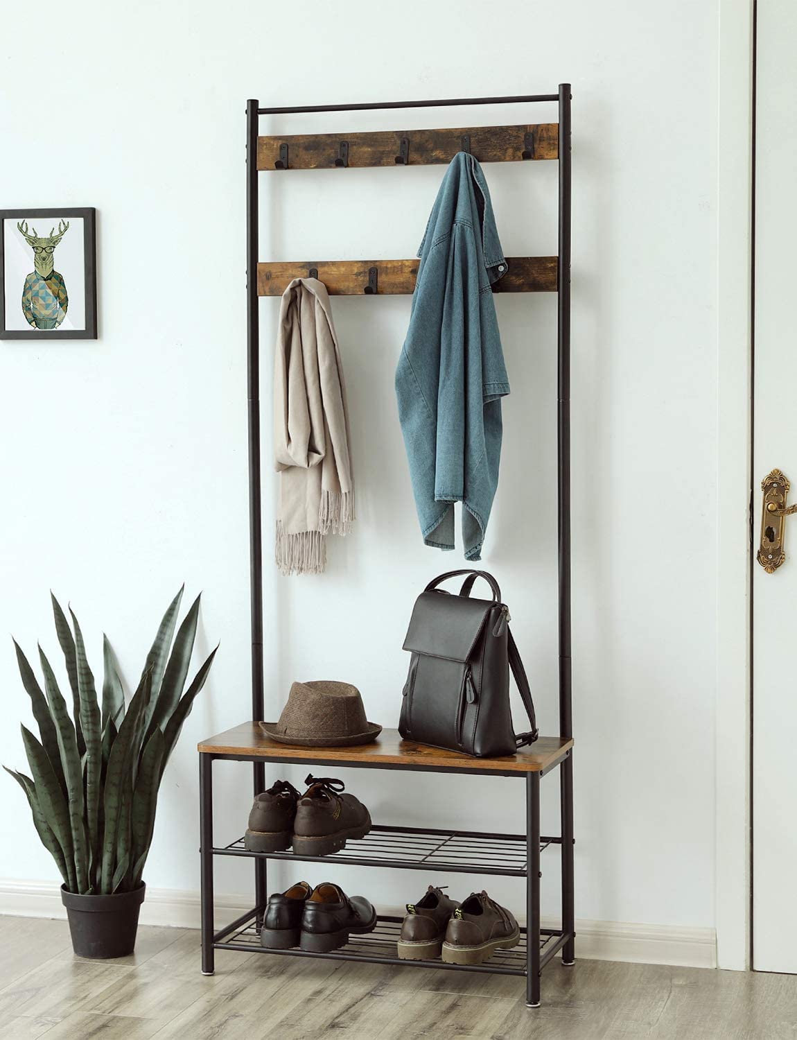 Metal Entryway Rack