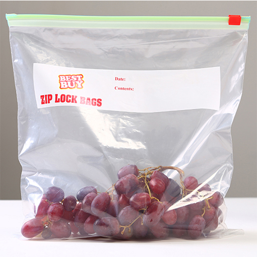 Custom Design Slider Bags for Supermarket