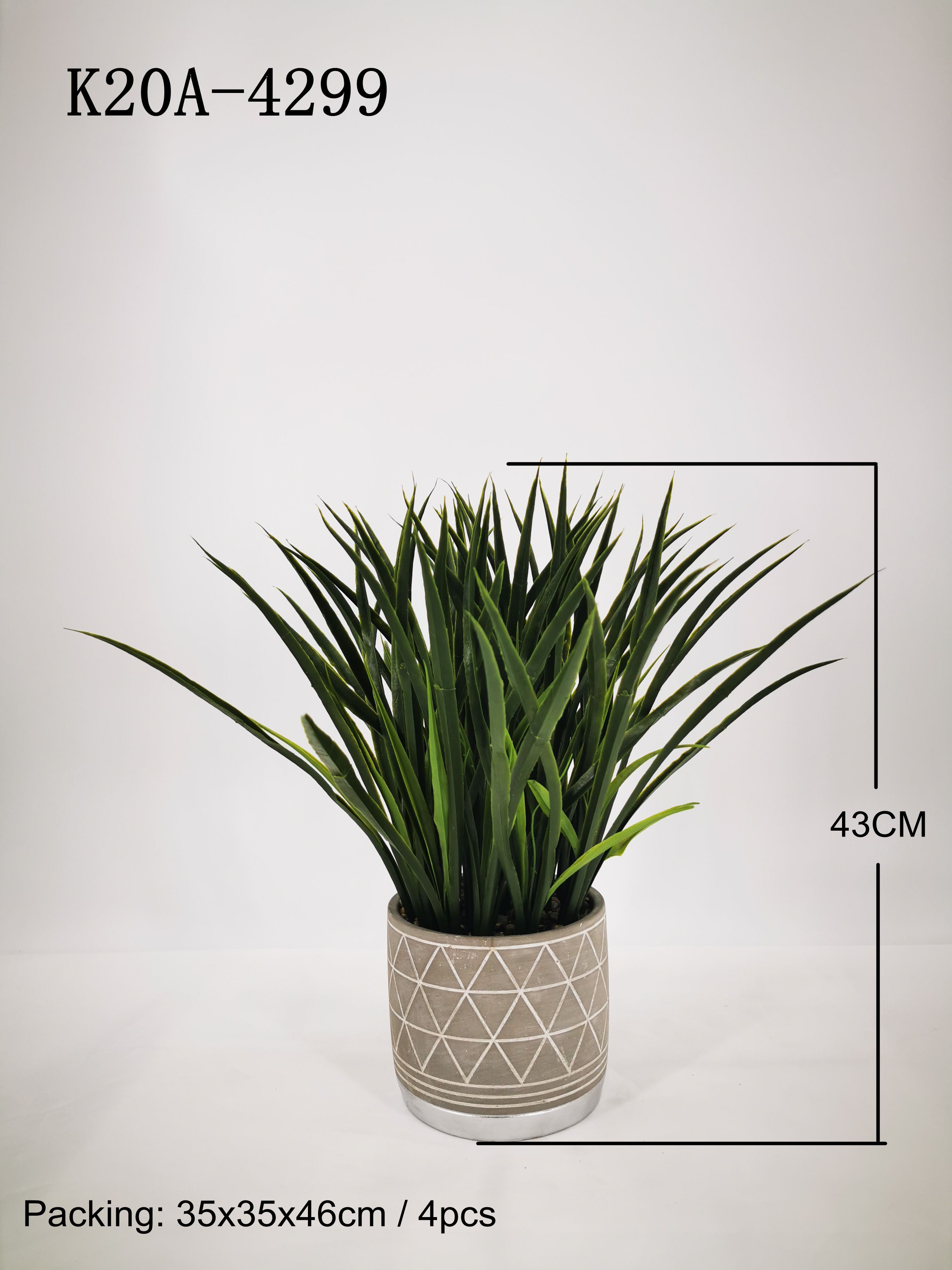 Greenery Aitificial Tropical Potted Plants / Flowers, for Farmhouse,Home, Garden, Office,Patio,Wedding,Indoor,Outdoor Decoration & Housewarming Gift.