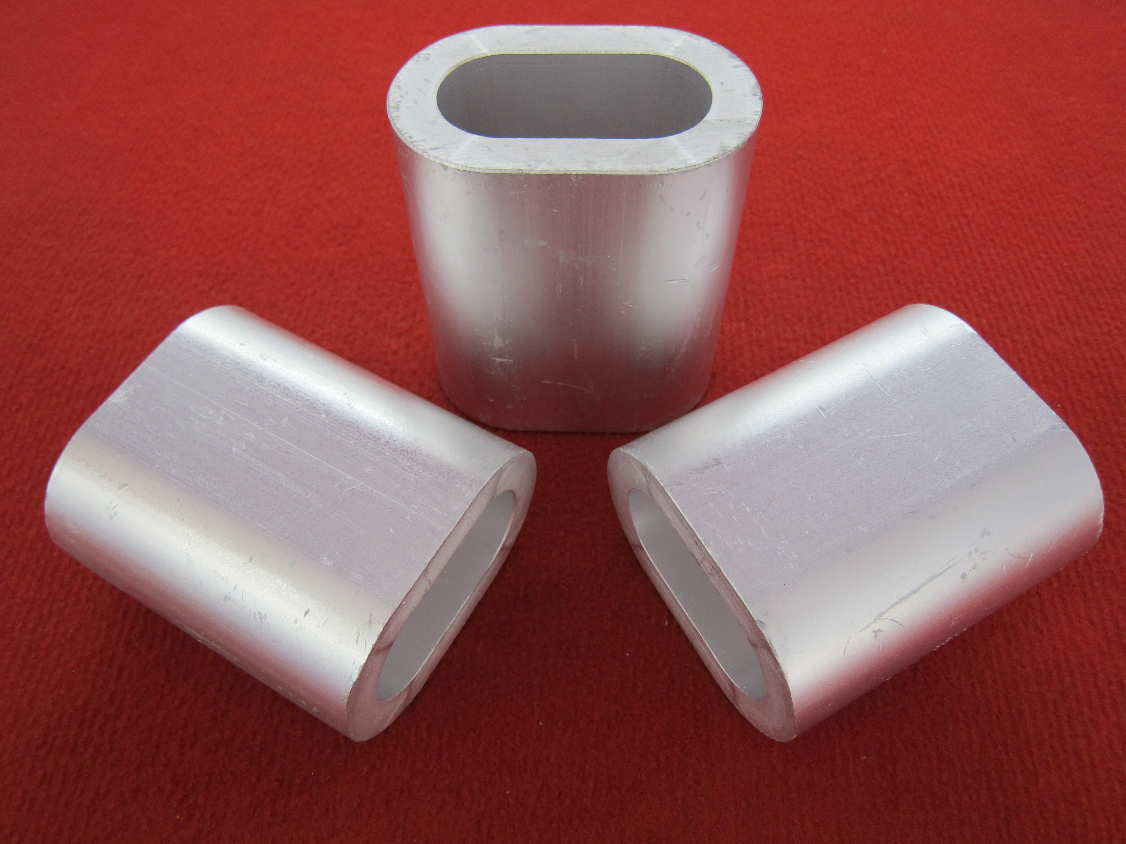 Aluminium Oval Sleeves US Type
