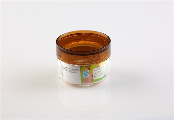 0.14l Glass Storage Jar With Plastic Lid