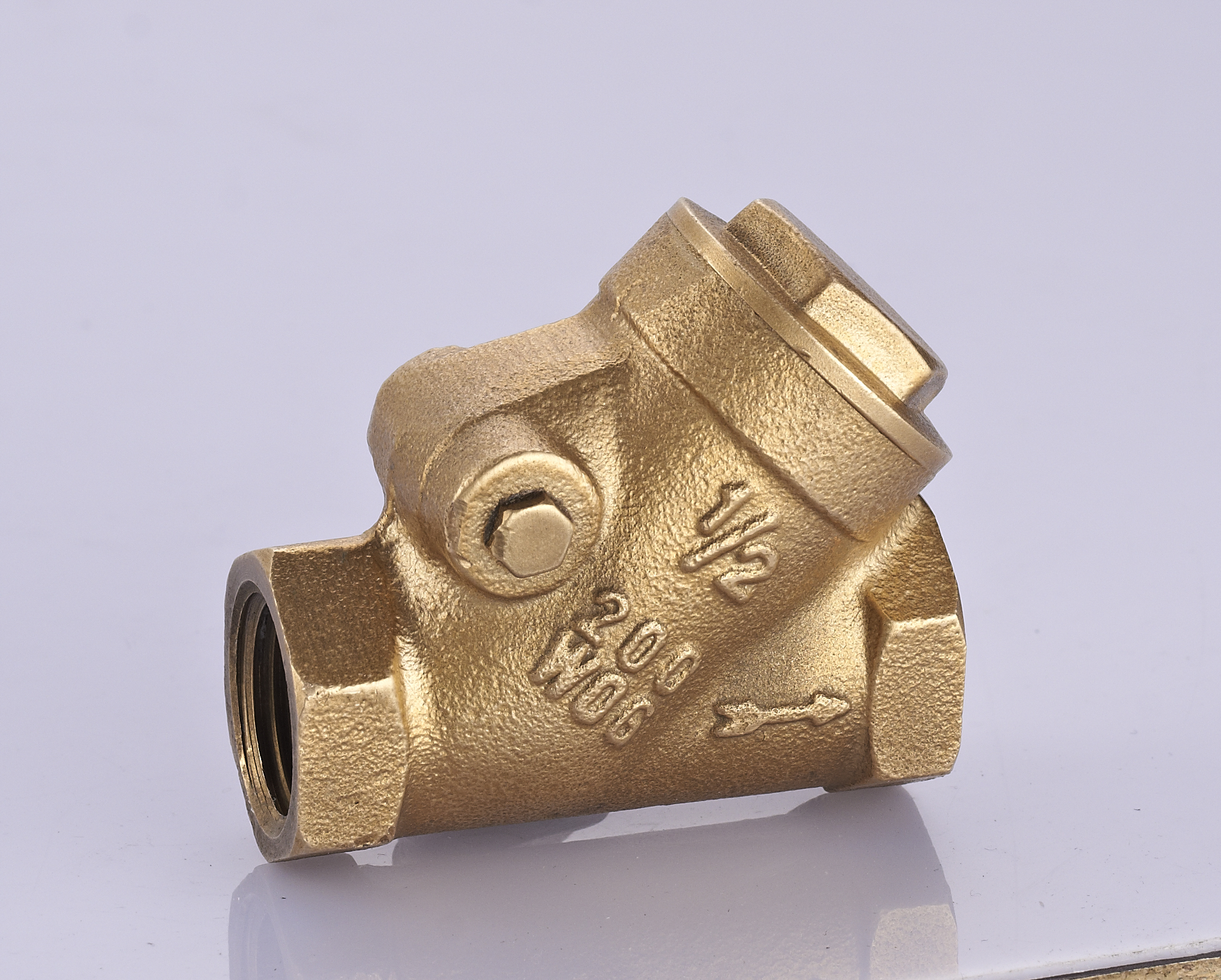 Y pattern check valve