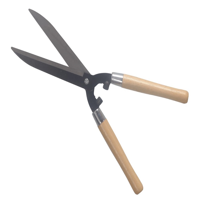 Hedge shear(wood handle) teflon coated blade
