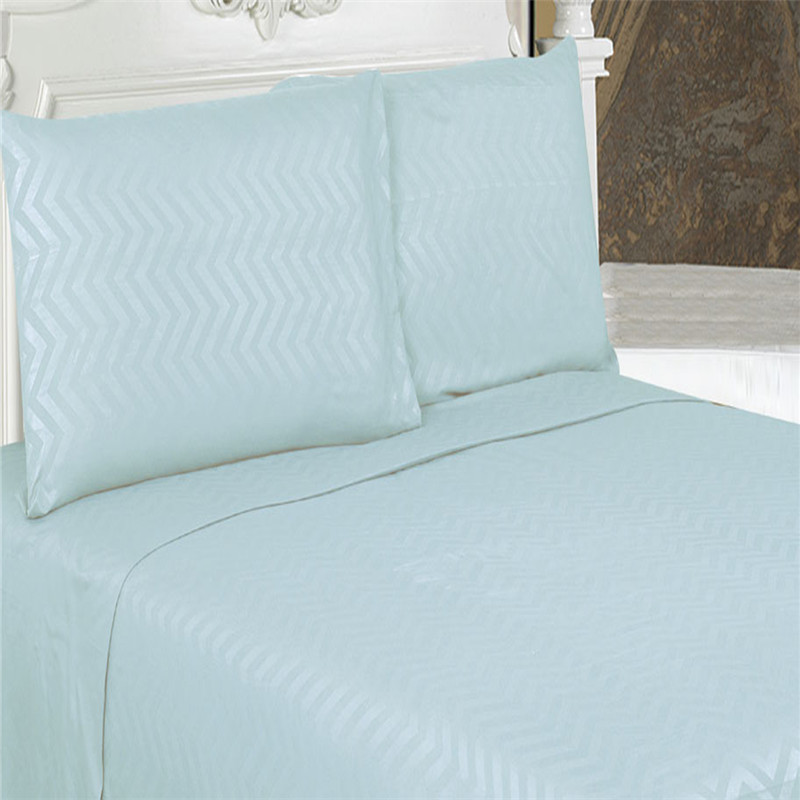 Embossed bed sheet set