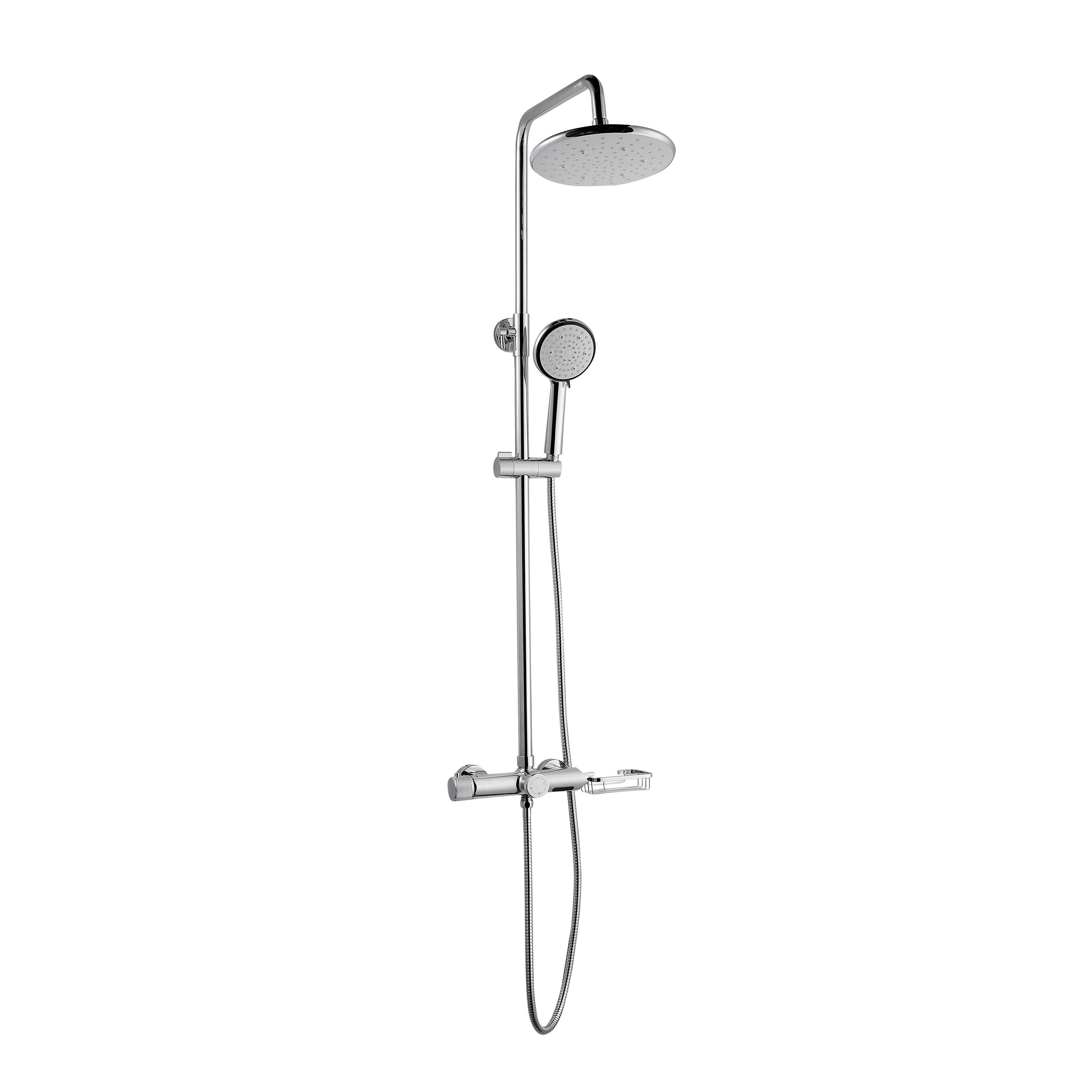 Thermostatic shower column