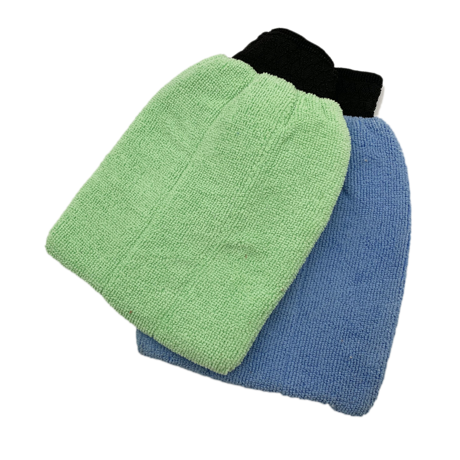 Microfibre wash mitt square