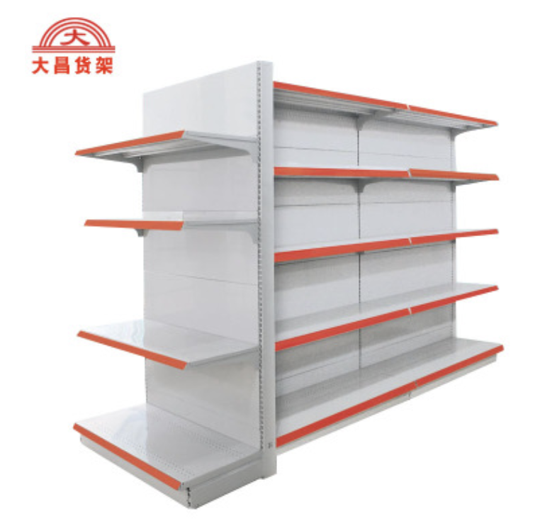 supermarket shelves
