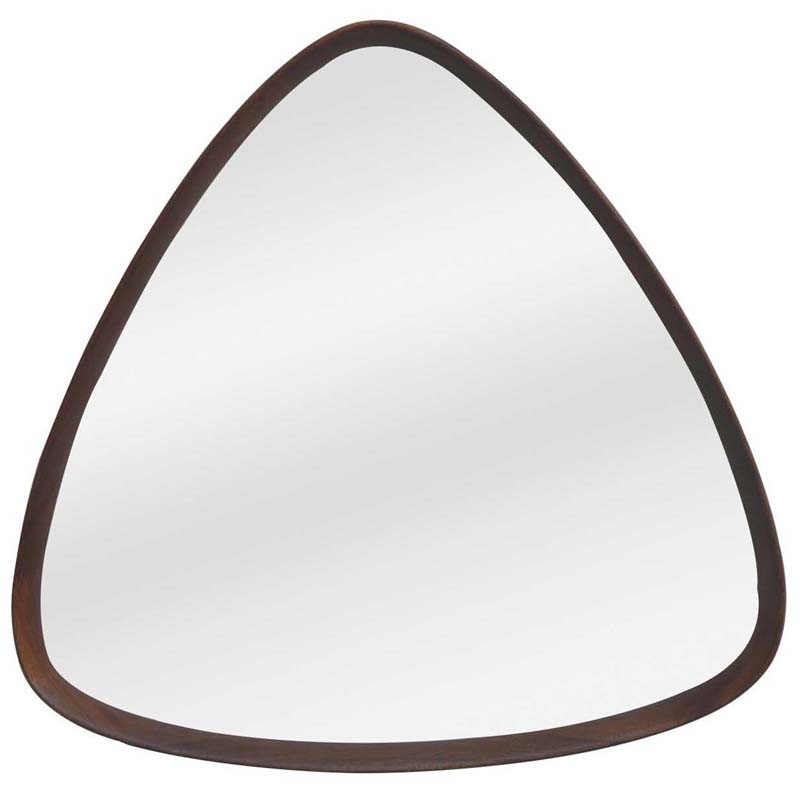 Wau beech wood frame with flat mirror