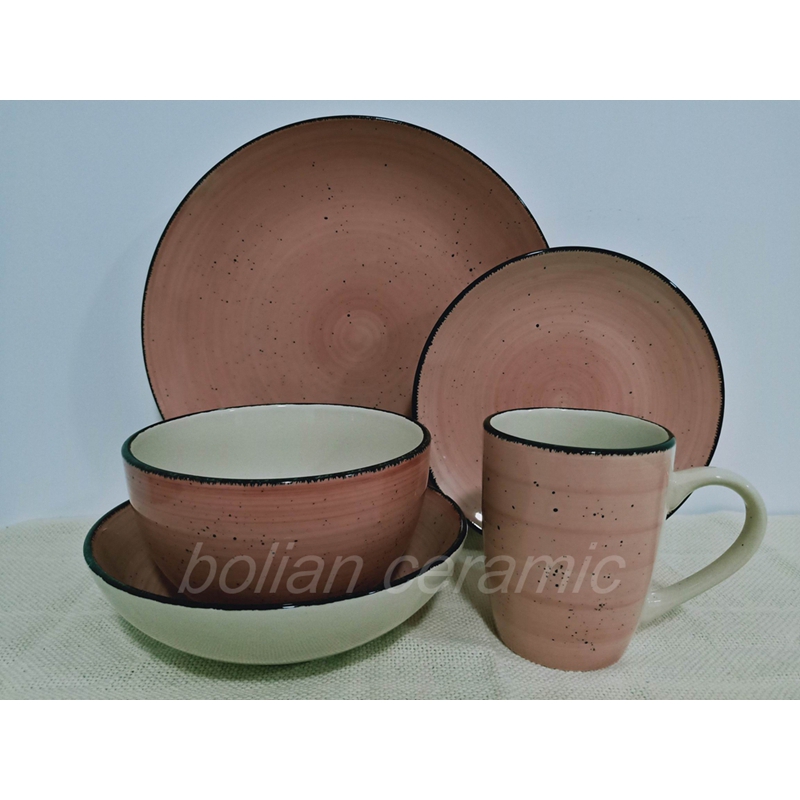Hand painting dinnerware