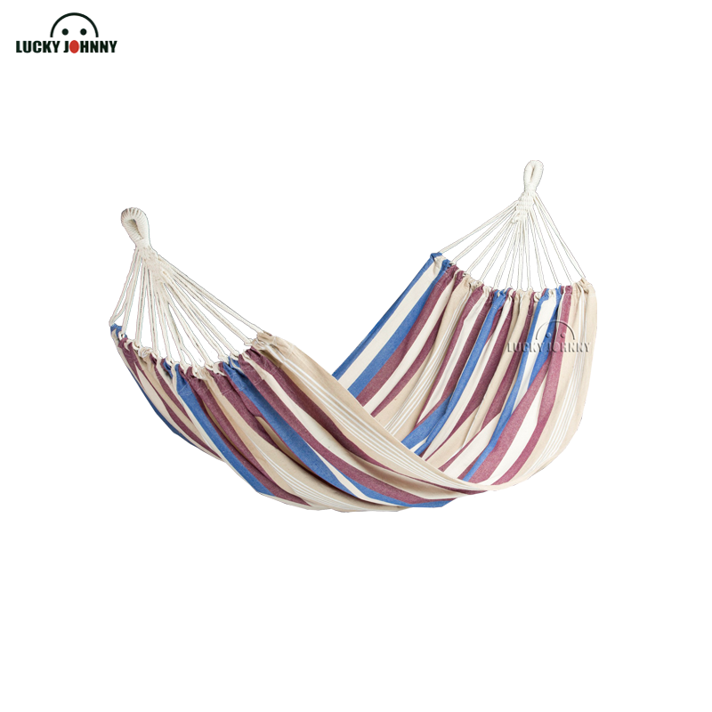 Outdoor leisure travel factory Hot sell Travel Double outdoor camping cotton hammocks swing Canton fair 2020