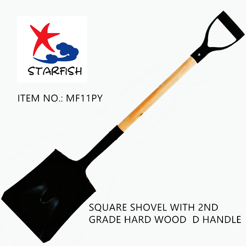 Square Shovel With 2nd Grade Wood Y Handle