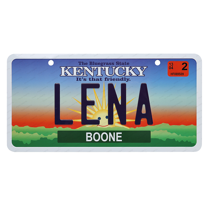 High quality promotional wholesales factory price car license plate