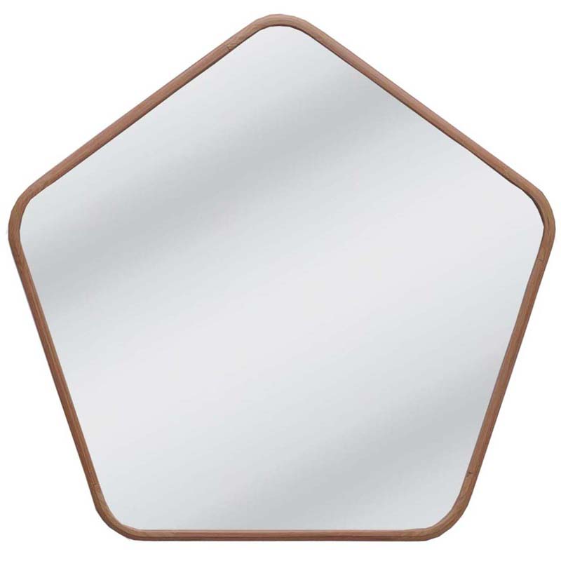 natural oak frame with flat mirror
