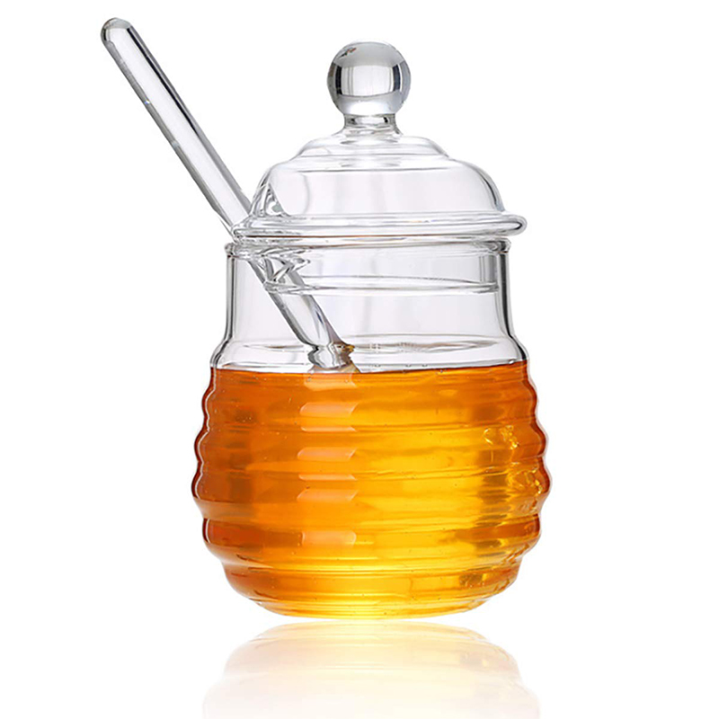 Borosilicate glass Honey jar