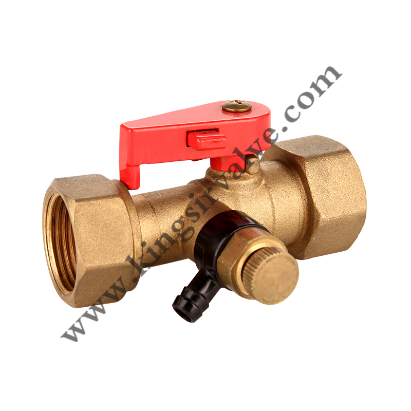 Brass blowdown valve
