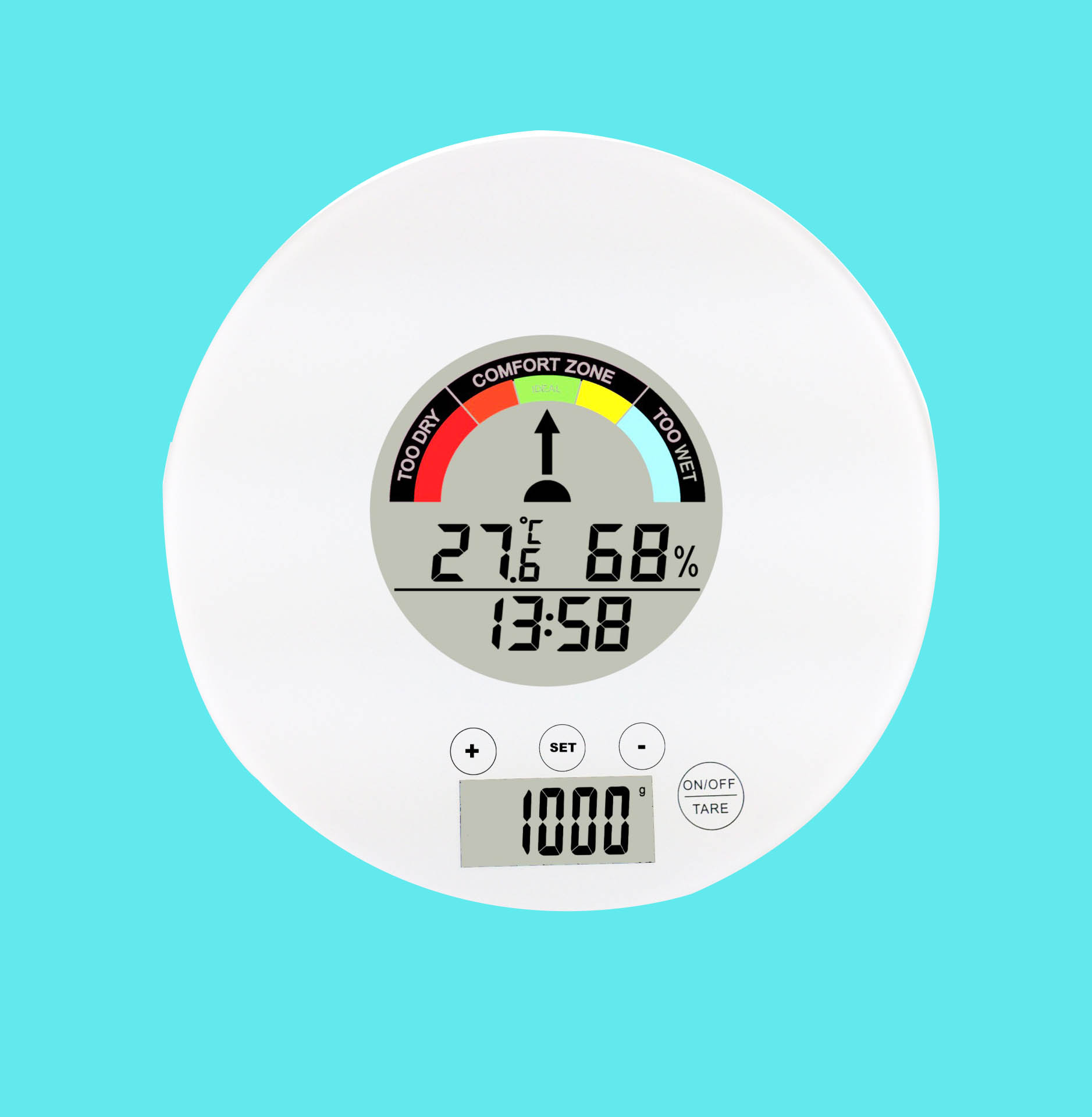 High precision kitchen scale withTemperature