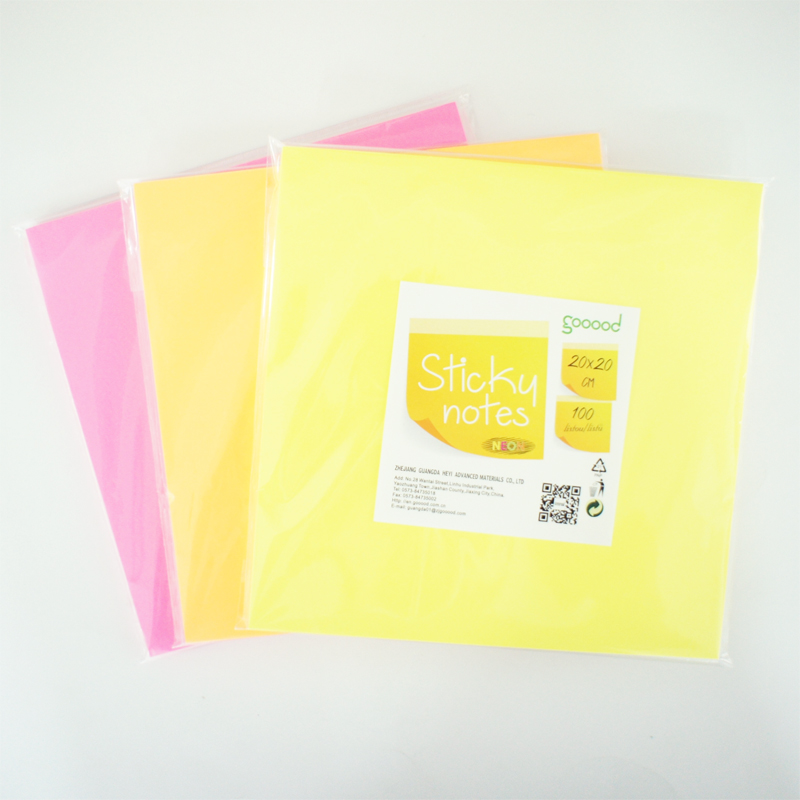 Standard sticky notes
