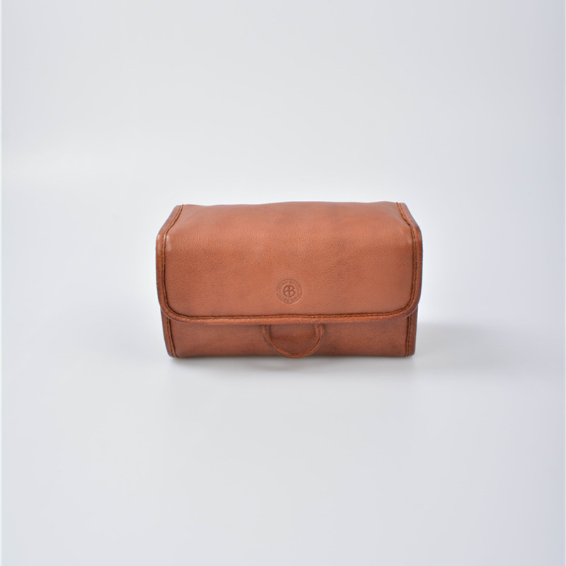 leather storage bag/multi pockets