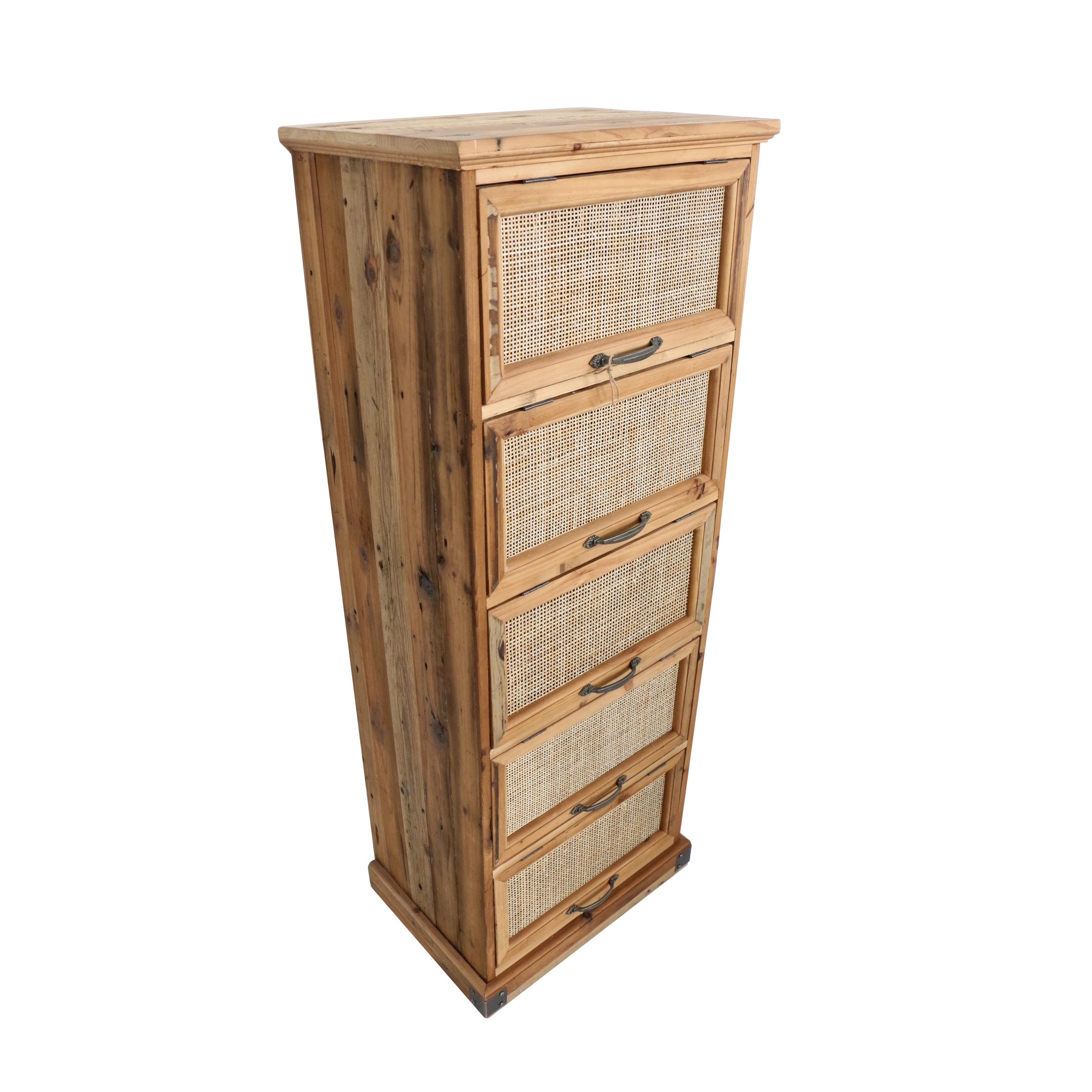 Wooden and Metal Cabinet
