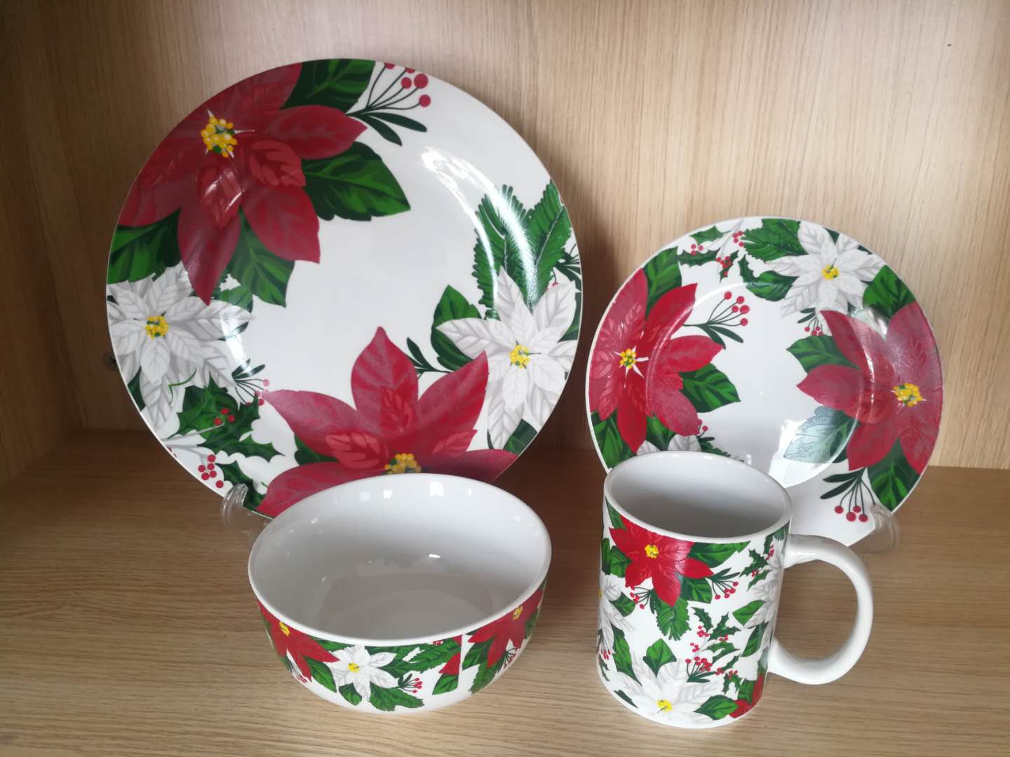 16pcs porcelain dinner set with designs