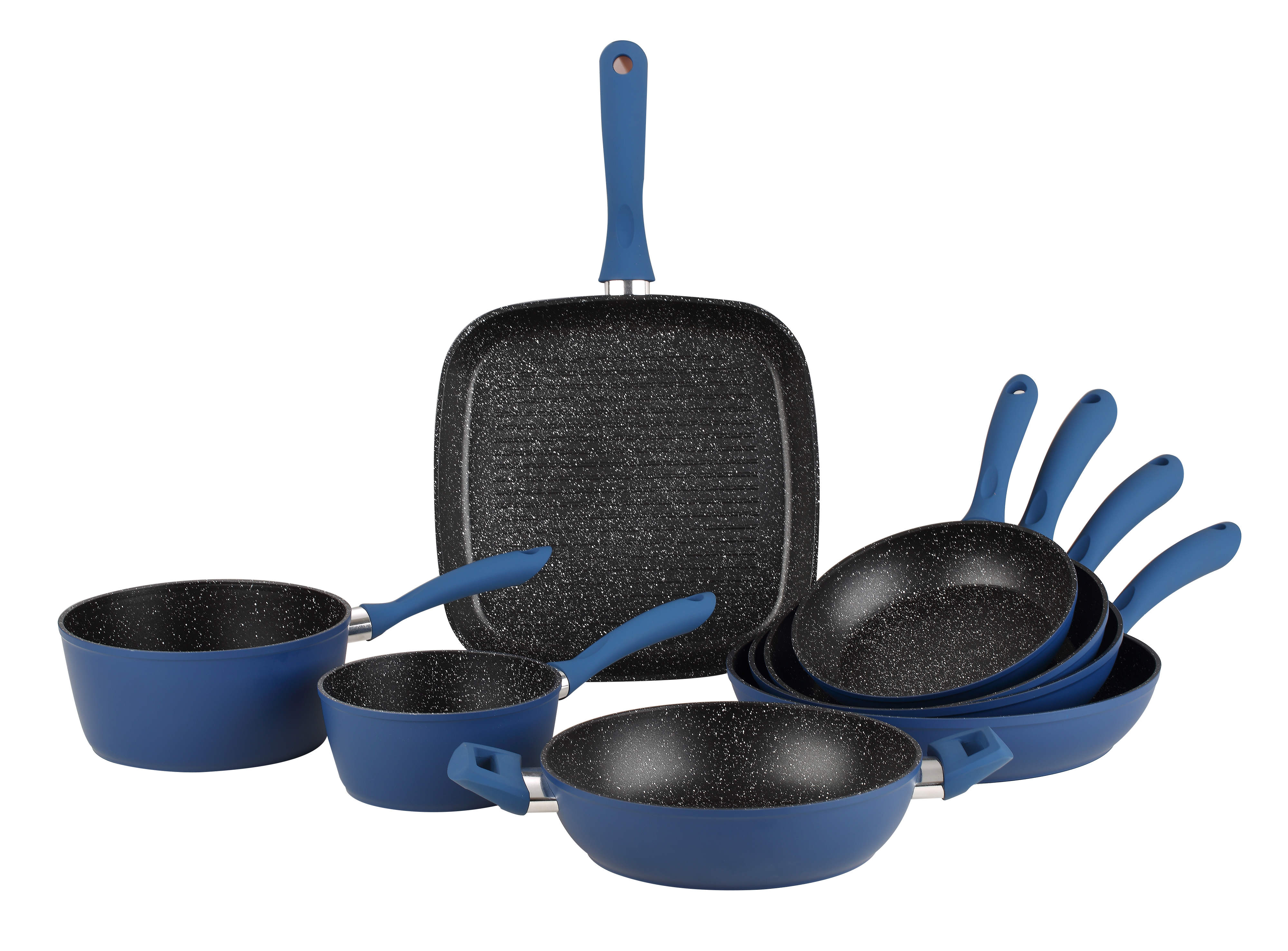 forged non-stick coating 10pcs set