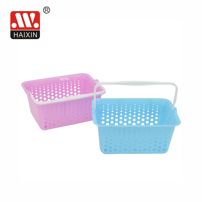 Plastic Storage Basket 4.6L Basket with Handle Handy Basket 10438
