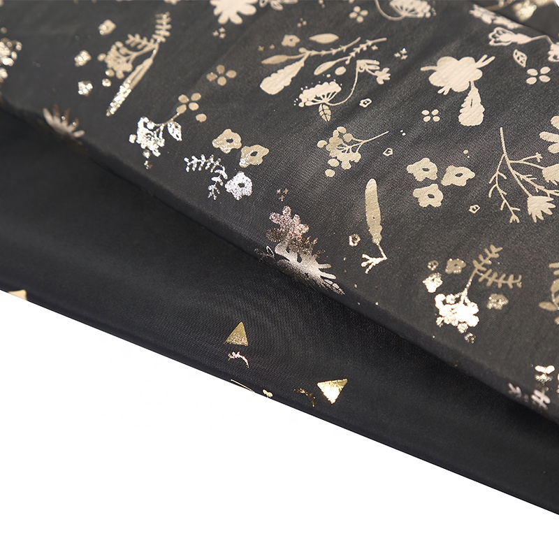50D imitate memory gilding foil fabric for garment