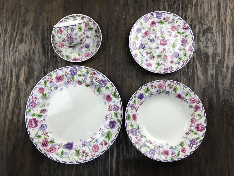 New Bone China Dinner Set