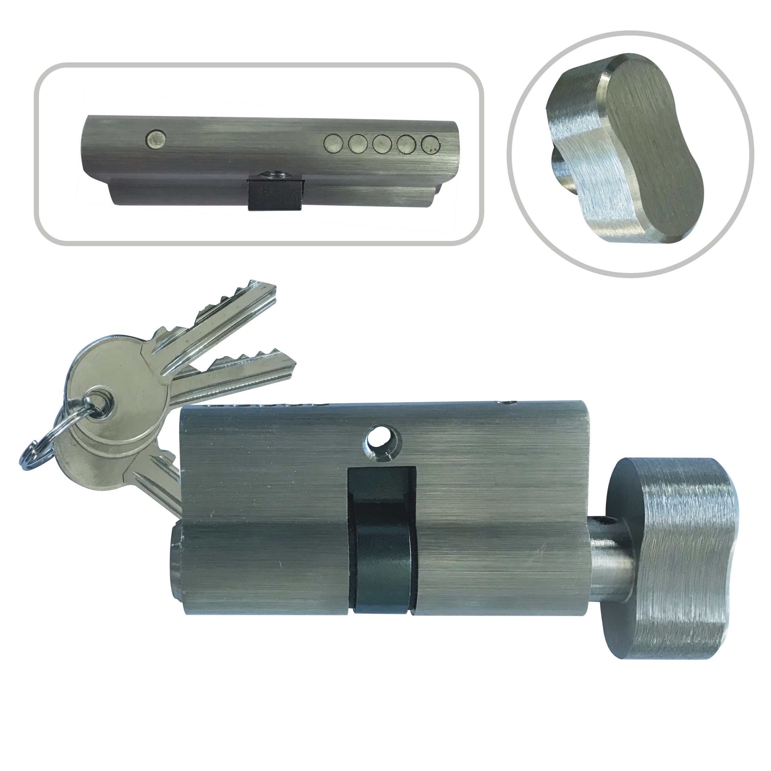 bass cylinder with normal keys with knob