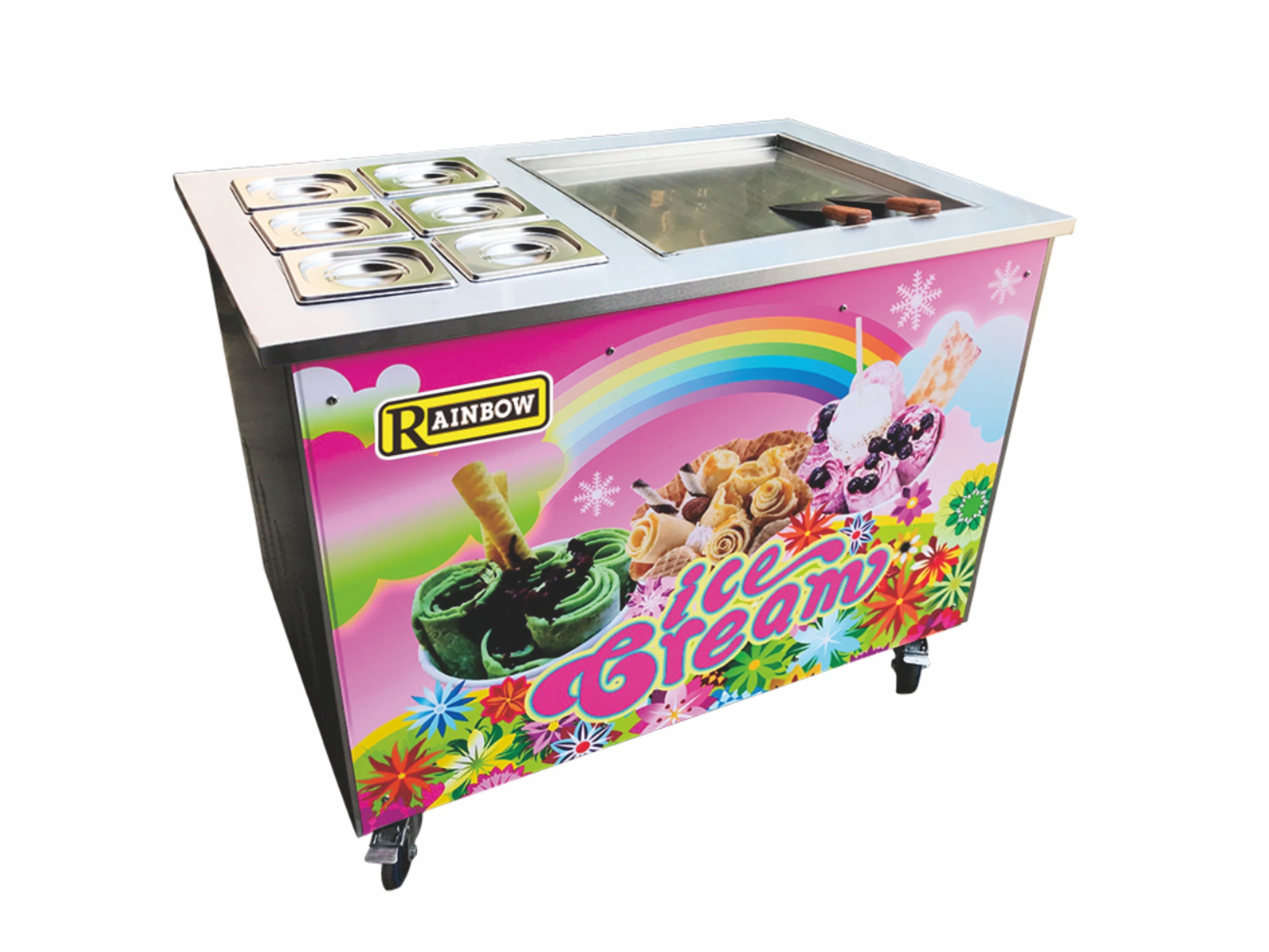 fried roll ice cream machine