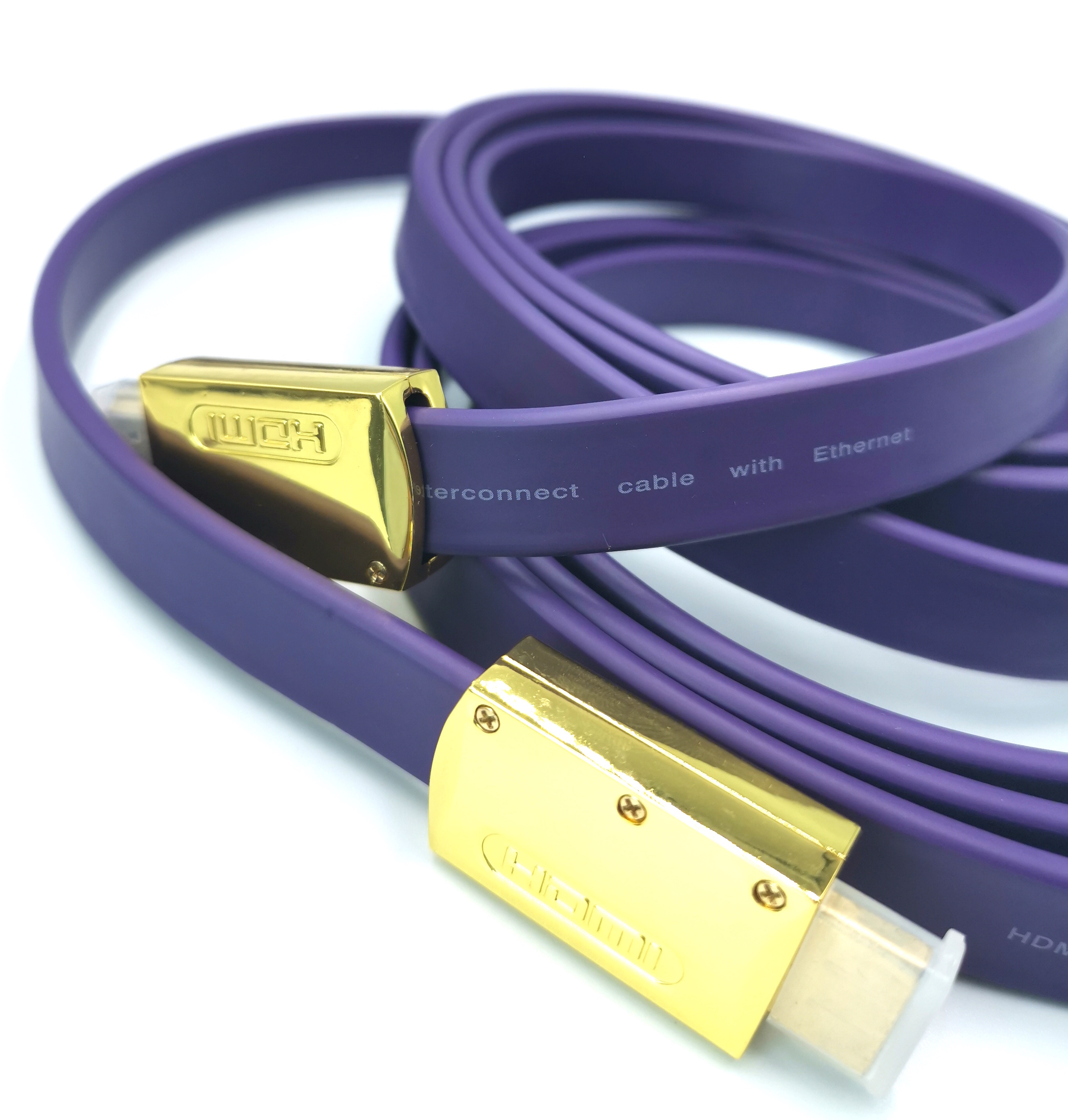HDMI 2.0V Cable Zinc Alloy Case Flat cable