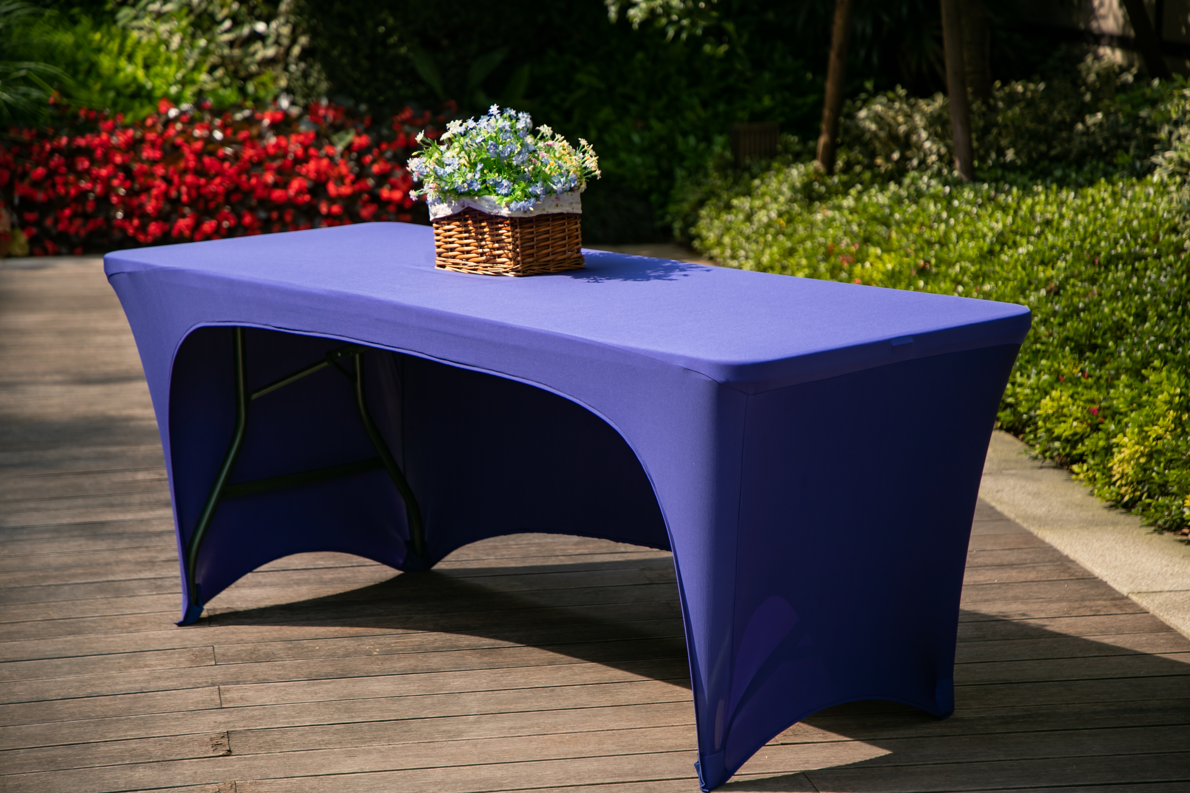 Spandex table cover