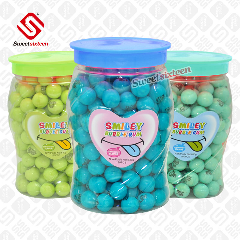 3.5g Printing Bubble Gum Ball With Jar