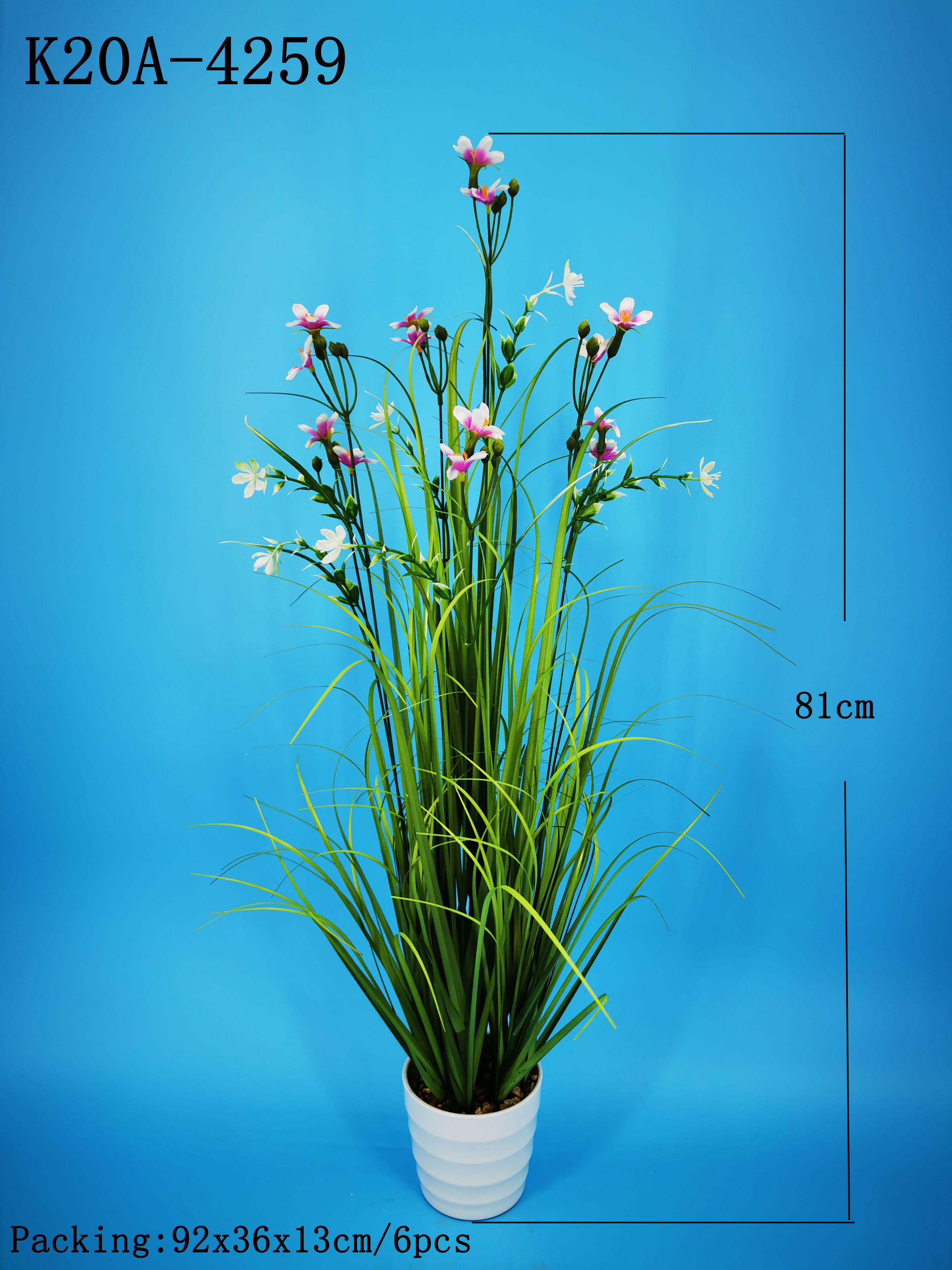 Greenery Aitificial Tropical Potted Plants / Flowers, for Farmhouse,Home, Garden, Office,Patio,Wedding,Indoor,Outdoor Decoration & Housewarming Gift