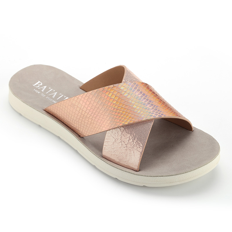 New Women slipper Flat slipper comfort injection Pu slipper Women's flat slipper