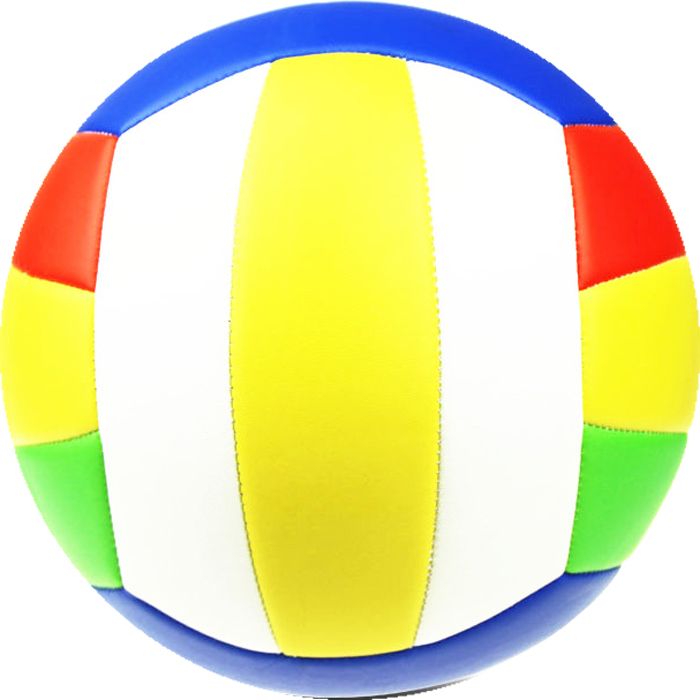 Hot Sale Mini Beach Volleyball Soft Rubber Baldder PVC Custom Printed Size 1-Size 5 Machine Stitched Volleyball