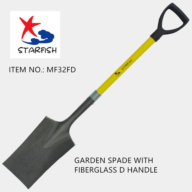 Garden Spade With Fiberglass D Handle