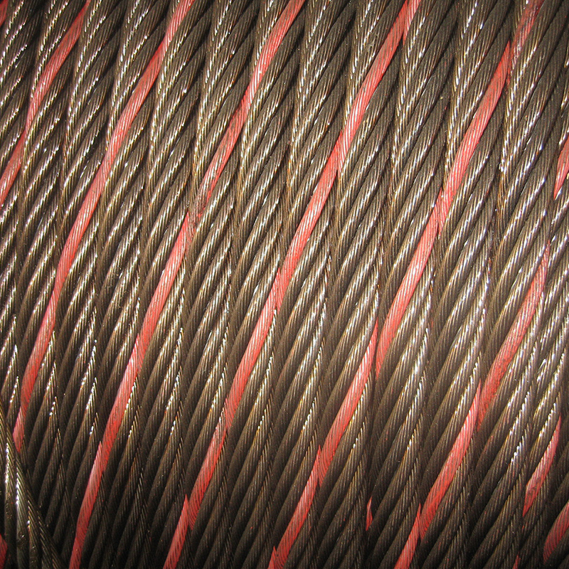 Ungalvanized steel wire rope 6X37+IWRC