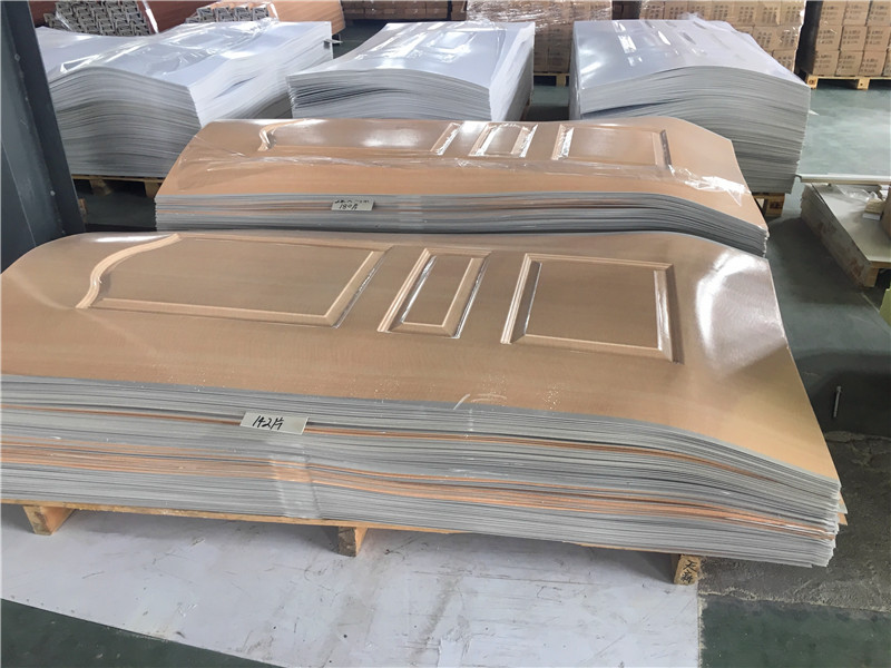 2mm/2.5mm/3mm waterproof anti-termite eco-friendly wood grain WPC door skin