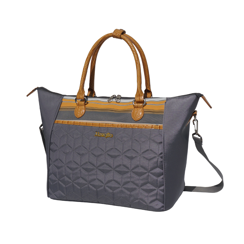 15" 600D imitation nylon Fashion designed quilting Laptop Tote bag