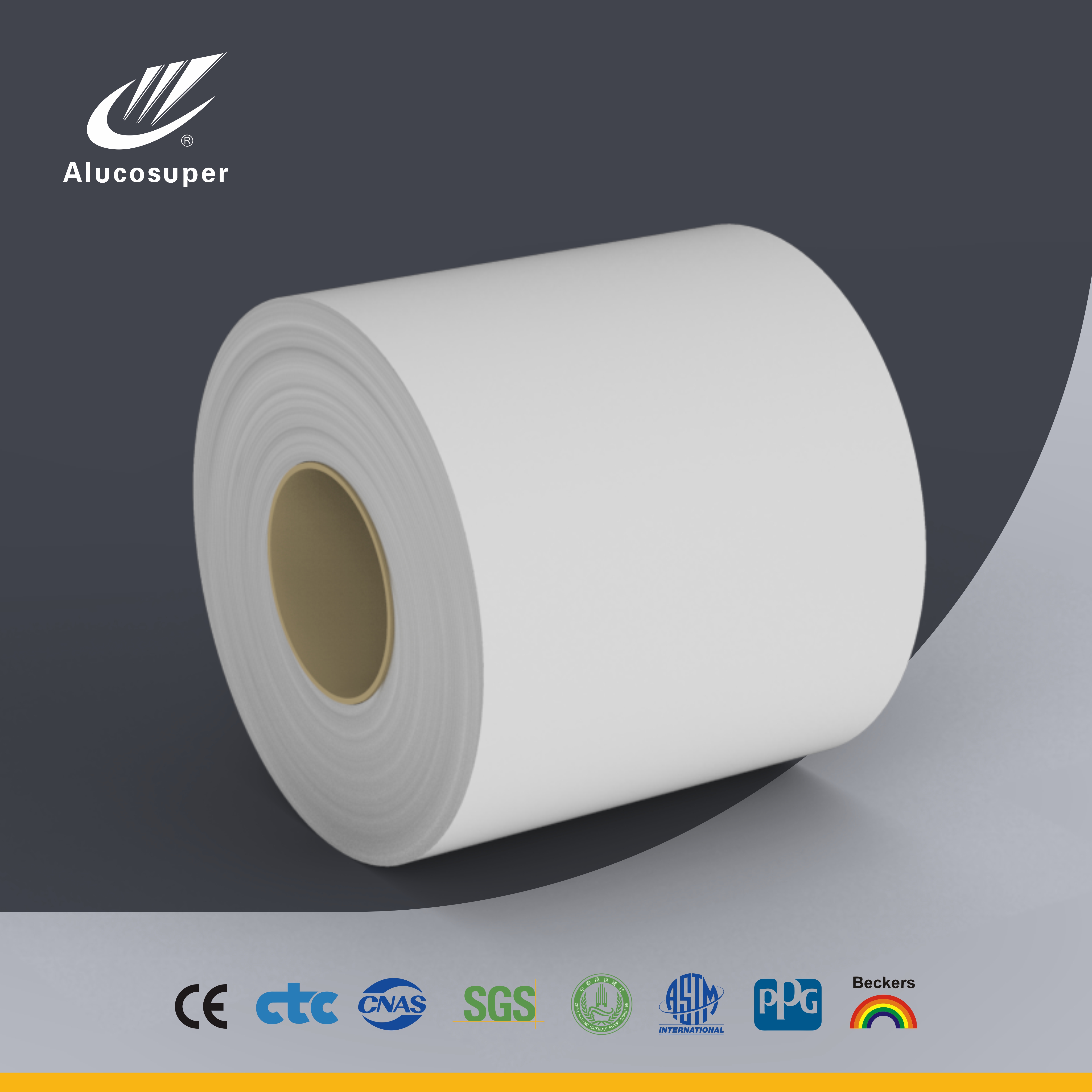 Antistatic color aluminum coil